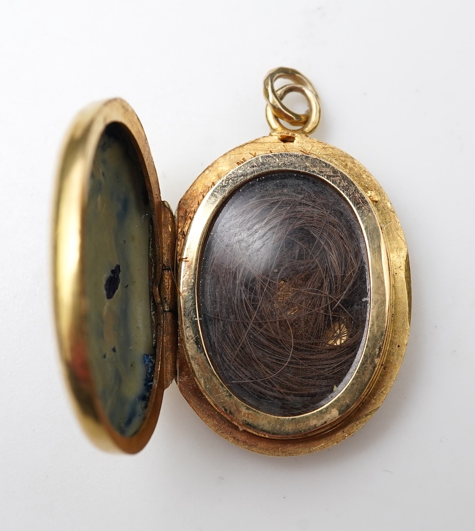 Two gold lockets, early 20th century